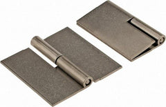 Made in USA - 2-1/2" Wide x 0.075" Thick, Slip Joint Hinge - Stainless Steel, Plain Finish - Eagle Tool & Supply