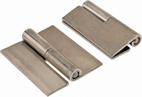 Made in USA - 1.68" Wide x 0.075" Thick, Slip Joint Hinge - Aluminum, Plain Finish - Eagle Tool & Supply