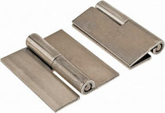 Made in USA - 1.68" Wide x 0.075" Thick, Slip Joint Hinge - Aluminum, Plain Finish - Eagle Tool & Supply
