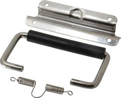 Value Collection - Full Plate Chest Handle with 90° Stop - 5-1/4" Wide x 3-1/4" High, Polished - Eagle Tool & Supply