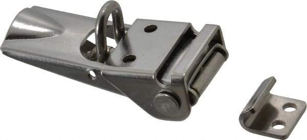Value Collection - 3.04" Long x 1.1" Wide, 1051 Series Latch - Stainless Steel, with Stainless Steel Finish - Eagle Tool & Supply