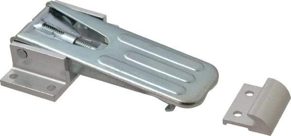 Value Collection - 4.73" Long x 3" Wide, 1046 Series Latch - Steel Lever, Aluminum Base, with Zinc Finish - Eagle Tool & Supply