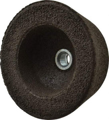 Norton - 5" Diam, 2" Overall Thickness, 16 Grit, Type 11 Tool & Cutter Grinding Wheel - Very Coarse Grade, Zirconia Alumina, Q Hardness, 7,260 RPM - Eagle Tool & Supply