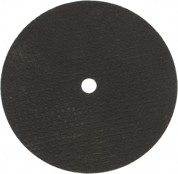 Norton - 6" 36 Grit Aluminum Oxide Cutoff Wheel - 1/16" Thick, 1/2" Arbor, 10,190 Max RPM, Use with Stationary Grinders - Eagle Tool & Supply