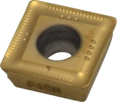 Seco - SONX120508 ME08 Grade F40M Carbide Milling Insert - TiAlN/TiN Finish, 0.203" Thick, 1/2" Inscribed Circle, 0.031" Corner Radius - Eagle Tool & Supply