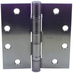 Stanley - 4-1/2" Long x 4-1/2" Wide Steel Full Surface Commercial Hinge - Eagle Tool & Supply