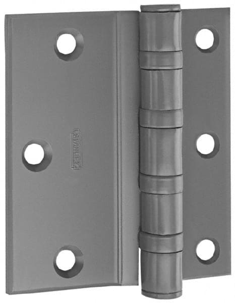 Stanley - 4-1/2" Long x 4-1/2" Wide Steel Full Surface Commercial Hinge - Eagle Tool & Supply