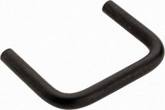 Electro Hardware - 4-40 Internal Thread, 5/32" Handle Diam, Black Anodized Aluminum Drawer Pull - 1-1/4" Center to Center - Eagle Tool & Supply
