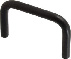 Electro Hardware - Round Handle - Black Coated, Aluminum, 2" Center to Center - Eagle Tool & Supply