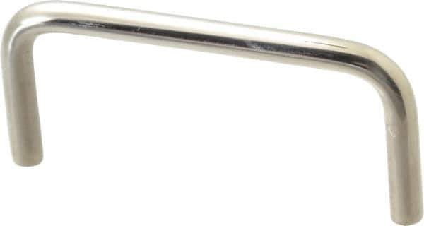 Electro Hardware - Round Handle - Nickel Plated, Brass, 3" Center to Center - Eagle Tool & Supply