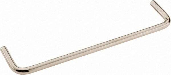 Electro Hardware - Round Handle - Nickel Plated, Brass, 6" Center to Center - Eagle Tool & Supply