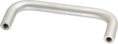 Electro Hardware - 8-32 Internal Thread, 5/16" Handle Diam, Plain Aluminum Drawer Pull - 3" Center to Center - Eagle Tool & Supply