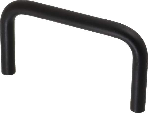 Electro Hardware - Round Handle - Black Coated, Aluminum, 5" Center to Center - Eagle Tool & Supply