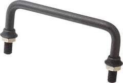 Electro Hardware - Round Handle - Black Coated, Brass, 4" Center to Center - Eagle Tool & Supply