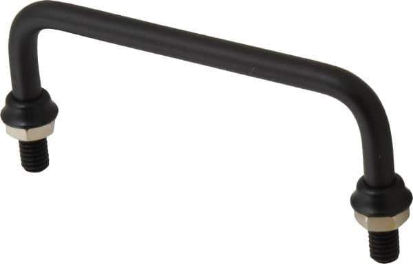 Electro Hardware - Round Handle - Black Coated, Aluminum, 4-1/4" Center to Center - Eagle Tool & Supply