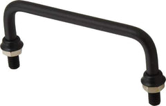 Electro Hardware - Round Handle - Black Coated, Aluminum, 4-1/4" Center to Center - Eagle Tool & Supply