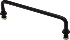Electro Hardware - Round Handle - Black Coated, Aluminum, 6" Center to Center - Eagle Tool & Supply