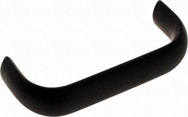 Electro Hardware - 1-9/32" High Oval Handle - Brush Black Anodized, Aluminum, 3" Center to Center - Eagle Tool & Supply