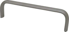 Electro Hardware - 1-3/4" High Oval Handle - Plain, Aluminum, 6" Center to Center - Eagle Tool & Supply