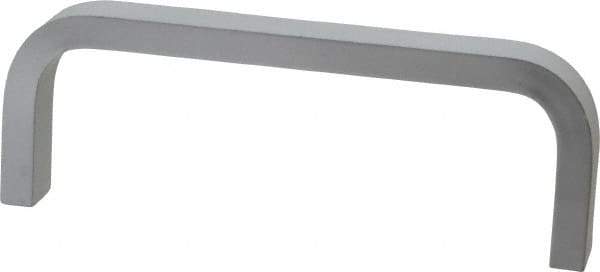 Electro Hardware - 1-1/2" High Rectangular Handle - Clear Finish, Aluminum, 4" Center to Center - Eagle Tool & Supply