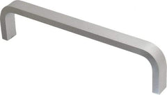 Electro Hardware - 1-1/2" High Rectangular Handle - Clear Finish, Aluminum, 6" Center to Center - Eagle Tool & Supply