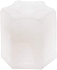 Made in USA - 1/4" Tube OD, Kynar Plastic Compression Tube Compression Nut - 275°F Max, Plastic Grip - Eagle Tool & Supply