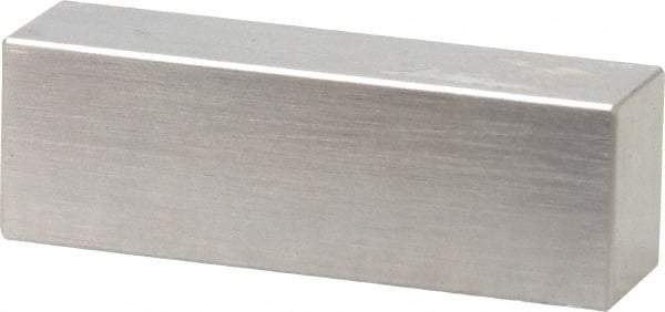 Mitutoyo - 0.45" Rectangular Steel Gage Block - Accuracy Grade 0, Includes Certificate of Inspection - Eagle Tool & Supply