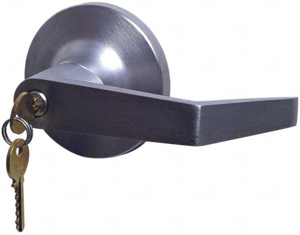 Yale - Fire Rated, Storeroom Lever Lock with 3-1/2" Rose - Chrome (26D) Finish, Grade 1 - Eagle Tool & Supply
