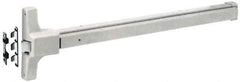 Yale - 36" Long Fire Rated, Series 2100 Flatbar - Sprayed Aluminum, Grade 1 - Eagle Tool & Supply