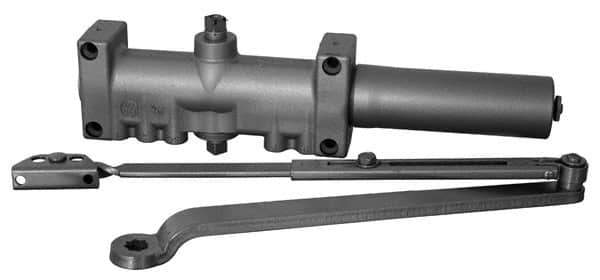 Norton Door Closers - Push & Pull Side Mount, Multi Size Closer Power Operated Damper - Aluminum Finish - Eagle Tool & Supply