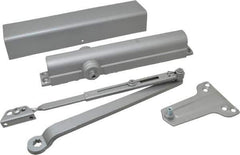 Norton Door Closers - Push & Pull Side Mount, Multi Size Closer Power Operated Damper - Aluminum Finish - Eagle Tool & Supply