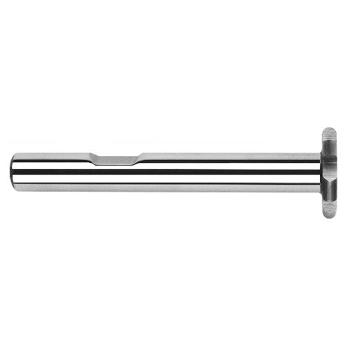 0.7500″ (3/4″) Cutter Diameter × 0.0312″ (1/32″) Radius Carbide Full Radius Large Diameter Standard Keyseat Cutter, 6 Flutes, AlTiN Coated - Exact Industrial Supply