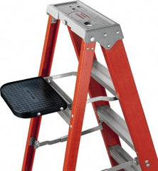 Louisville - UNV Plastic Pail Shelf - For Use with Step Ladders - Eagle Tool & Supply