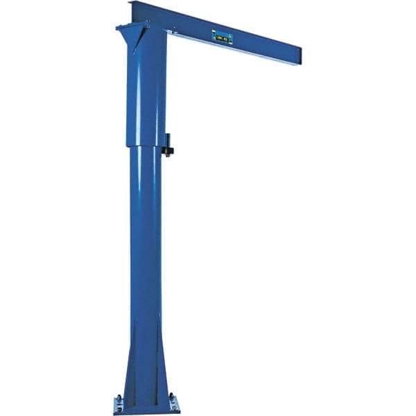 Vestil - 1,000 Lb Load Capacity, Steel Jib Crane - 6' Span - Eagle Tool & Supply