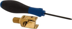 Seco - 1" Cutting Diam, Modular Connection Indexable Copy End Mill - 2 Inserts, XPKX12 Insert, R217.97 Toolholder, Steel, Through Coolant - Eagle Tool & Supply
