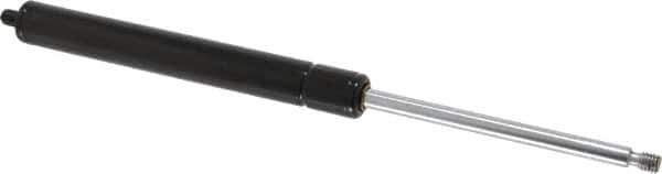 Value Collection - 0.24" Rod Diam, 0.59" Tube Diam, 40 Lb Capacity, Fixed Force Gas Spring - 9.6" Extended Length, 3.15" Stroke Length, Threaded End, Black Nitride Piston - Eagle Tool & Supply