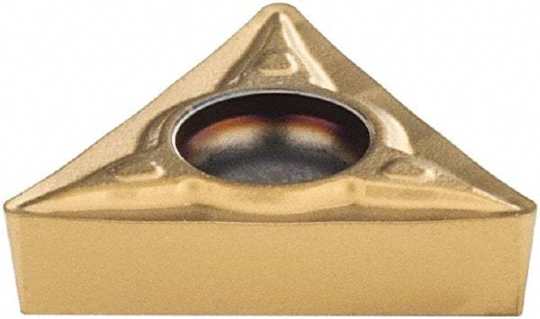Seco - TCMT21.51 F1 Grade CP500 Carbide Turning Insert - 60° Triangle, 1/4" Inscr Circle, 3/32" Thick, 1/64" Corner Radius - Eagle Tool & Supply