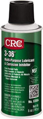 CRC - 6 oz Aerosol Can Lubricant - Clear Blue-Green, -50°F to 250°F, Food Grade - Eagle Tool & Supply