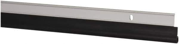 Pemko - 36" Long x 1-1/4" Wide, Head & Jamb Weatherstripping - Clear Anodized Aluminum Finish - Eagle Tool & Supply