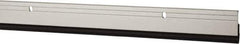 Pemko - 72" Long x 1-1/4" Wide, Head & Jamb Weatherstripping - Clear Anodized Aluminum Finish - Eagle Tool & Supply