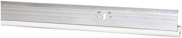 Pemko - 84" Long x 1-1/16" Wide, Head & Jamb Weatherstripping - Mill Finish Aluminum Finish - Eagle Tool & Supply