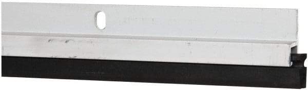Pemko - 36" Long x 1-1/16" Wide, Heavy-Duty Head & Jamb Weatherstripping - Clear Anodized Aluminum Finish - Eagle Tool & Supply