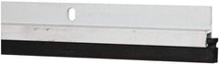 Pemko - 36" Long x 1-1/16" Wide, Heavy-Duty Head & Jamb Weatherstripping - Clear Anodized Aluminum Finish - Eagle Tool & Supply