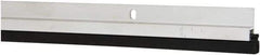 Pemko - 48" Long x 1-1/16" Wide, Heavy-Duty Head & Jamb Weatherstripping - Clear Anodized Aluminum Finish - Eagle Tool & Supply