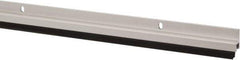 Pemko - 72" Long x 1-1/16" Wide, Heavy-Duty Head & Jamb Weatherstripping - Clear Anodized Aluminum Finish - Eagle Tool & Supply