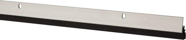 Pemko - 96" Long x 1-1/16" Wide, Heavy-Duty Head & Jamb Weatherstripping - Clear Anodized Aluminum Finish - Eagle Tool & Supply