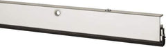 Pemko - 36" Long x 1-3/4" Wide, Adjustable Head & Jamb Weatherstripping - Clear Anodized Aluminum Finish - Eagle Tool & Supply