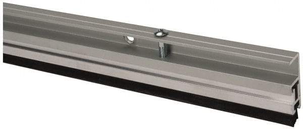 Pemko - 48" Long x 1-3/4" Wide, Adjustable Head & Jamb Weatherstripping - Clear Anodized Aluminum Finish - Eagle Tool & Supply