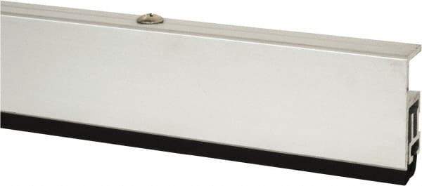 Pemko - 84" Long x 1-3/4" Wide, Adjustable Head & Jamb Weatherstripping - Clear Anodized Aluminum Finish - Eagle Tool & Supply