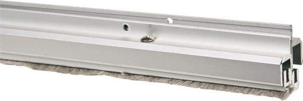 Pemko - 84" Long x 1-1/4" Wide, Adjustble Double Door Split Astragal Weatherstripping - Clear Anodized Aluminum Finish - Eagle Tool & Supply
